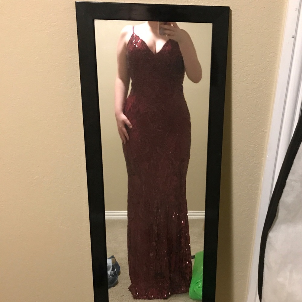 Vintage glam prom dress